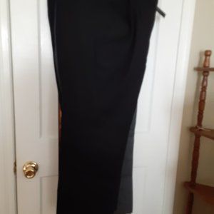 Lane Bryant, 20 Petite, Black, straight leg plus size pants